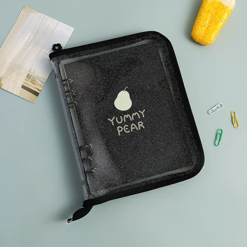 Color: WHITE, Size: A5 - New Arrival 2023 Cute A5/A6 My Journal Agenda Notebook & DIY Photocard Binder Organizer Gift Book School Stationery