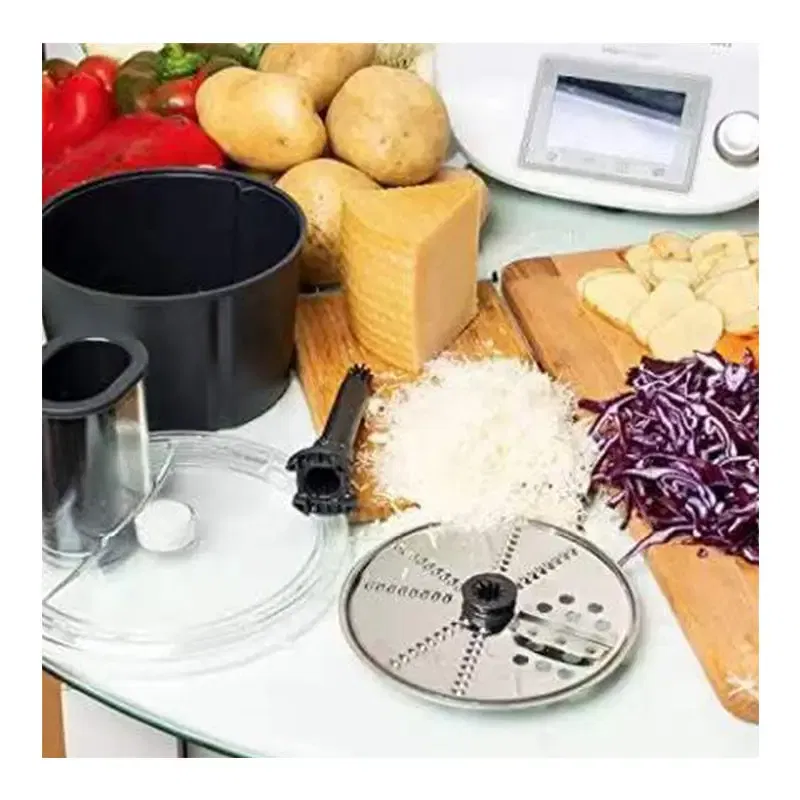 Color: Light Grey - Free Shipping Kitchen Mixcover Bimby Blender Accessories Vegetable and Cheese Cutter Grater For Vorwerk Thermomix TM5 TM6