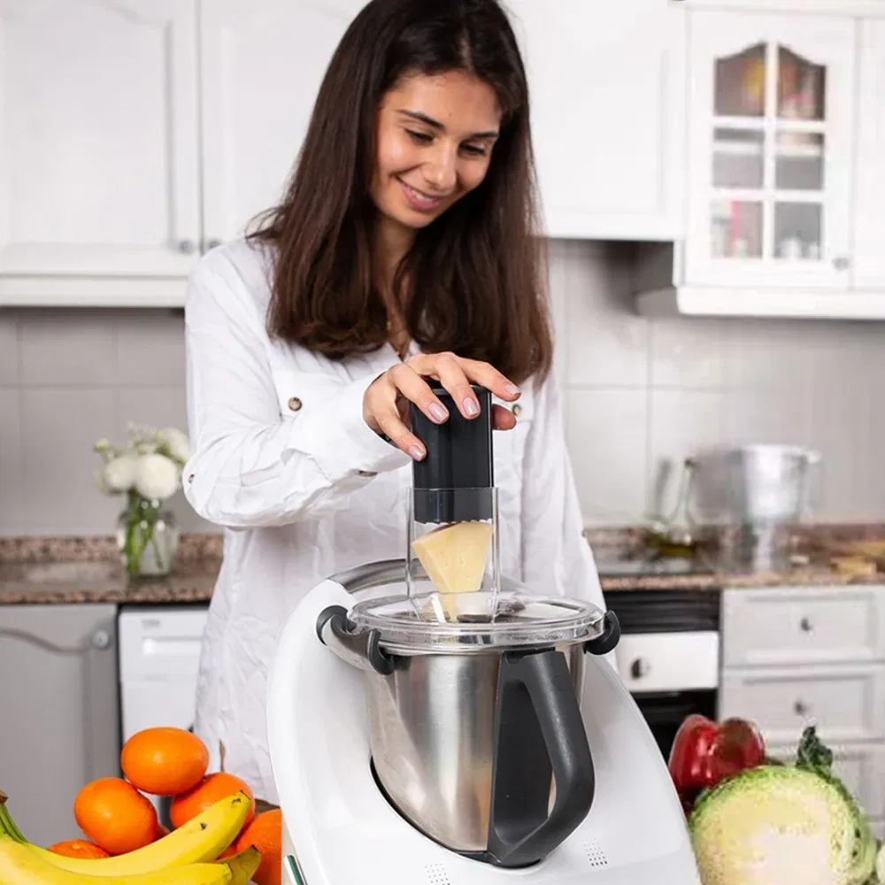 Color: Light Grey - Free Shipping Kitchen Mixcover Bimby Blender Accessories Vegetable and Cheese Cutter Grater For Vorwerk Thermomix TM5 TM6