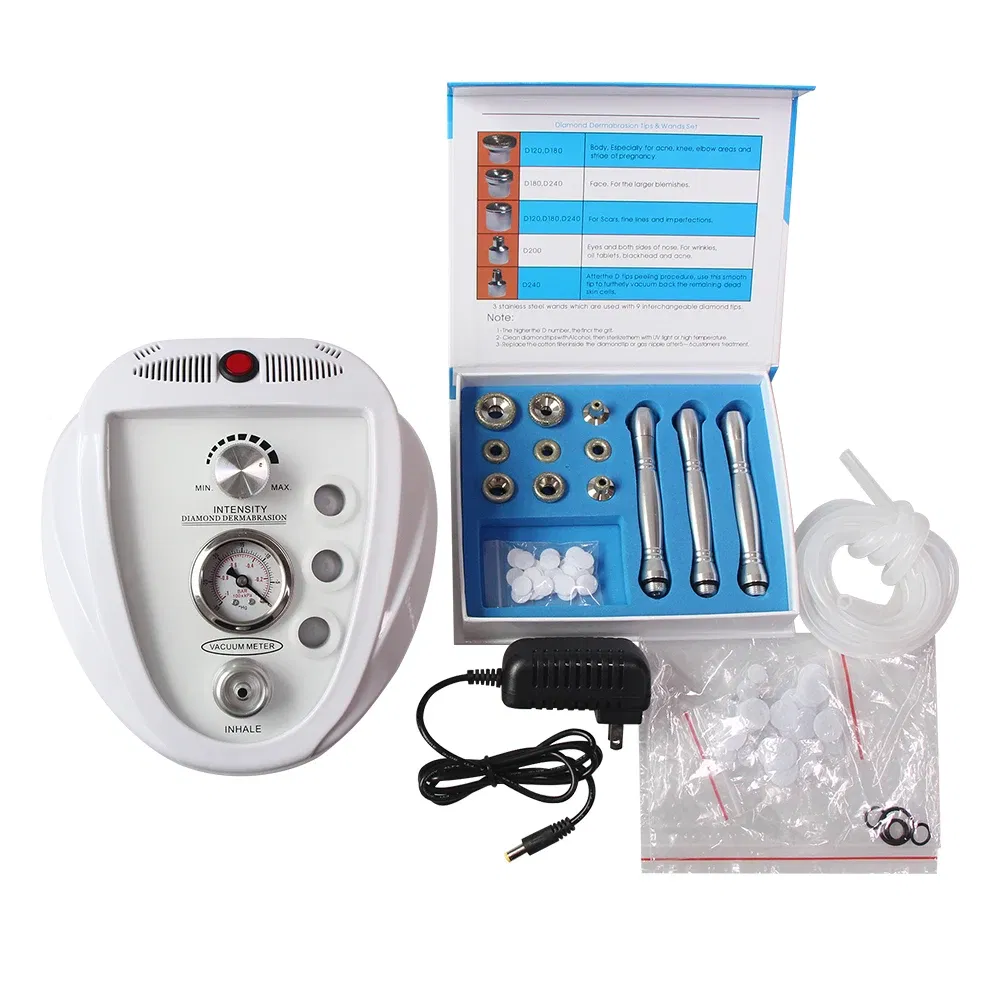 Color: Gold, Ships From: CN, Power Source: UK - Microdermabrasion Facial Diamond Dermabrasion Machine Portable Blackhead Acne Pore Cleaning Beauty Device Rejuvenation Peeling