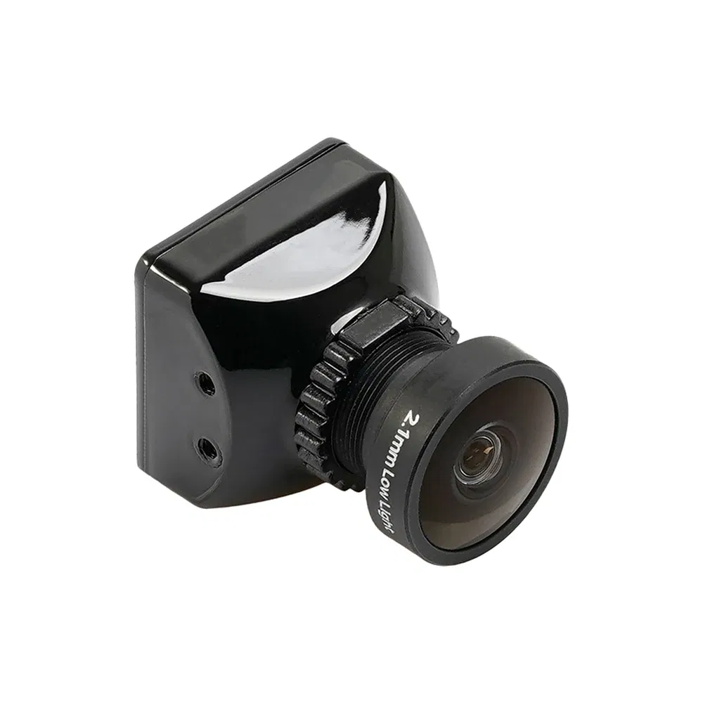 Color: Yellow - Foxeer Cat 3 Micro Mini FPV Camera Low Latency Low Noise 1200TVL 0.00001Lux FPV Night Camera 2.1mm PAL/NTSC For RC Racing Drone
