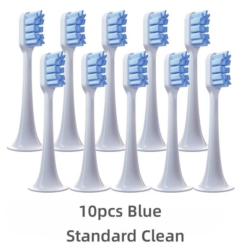 Color: Ivory - For Xiaomi Mijia T300 T500 T700 Ultrasonic For Mijia Mi Electric Toothbrush Nozzles High-density Replacement Tooth Brush Head
