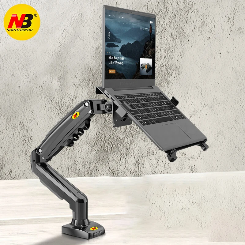 Color: WHITE, Ships From: CHINA - NB NEW FP-2 10"-17" laptop desktop Holder notebook computer mount stand laptop clamp accessories