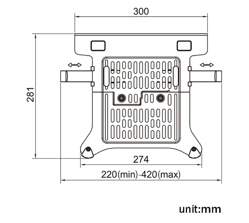 Color: WHITE, Ships From: CHINA - NB NEW FP-2 10"-17" laptop desktop Holder notebook computer mount stand laptop clamp accessories