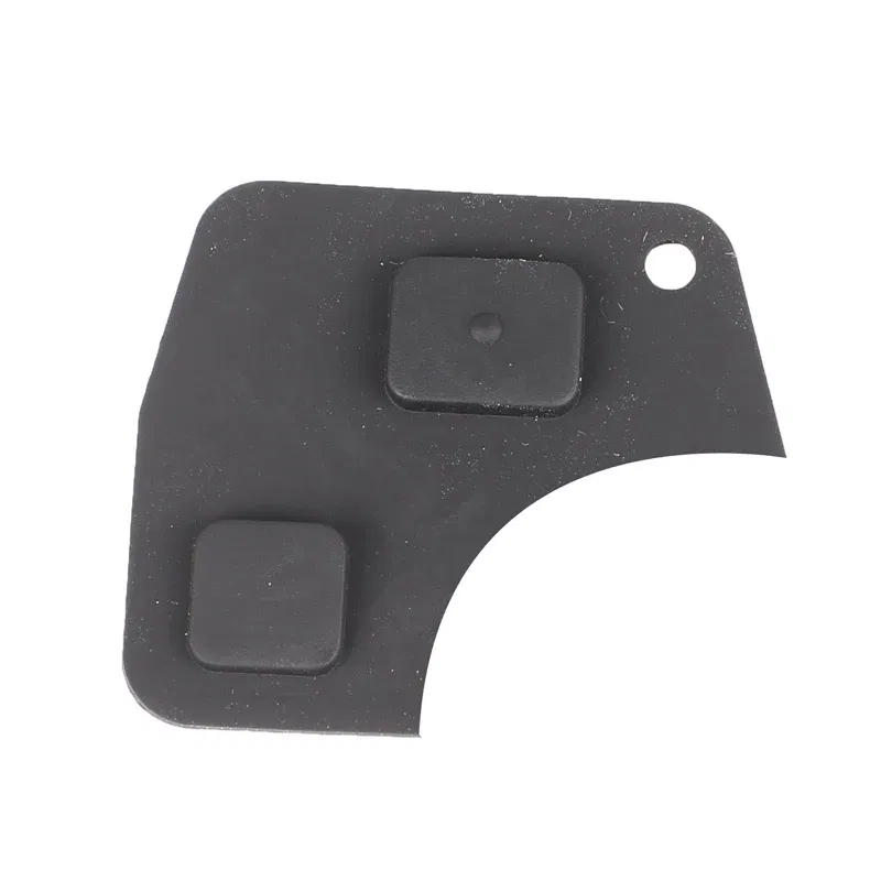 Color: WHITE - jingyuqin Car Key Shell Button Pad For TOYOTA Yaris Avensis Remote TOY47 2/3 Button Case Fob With Button Pad