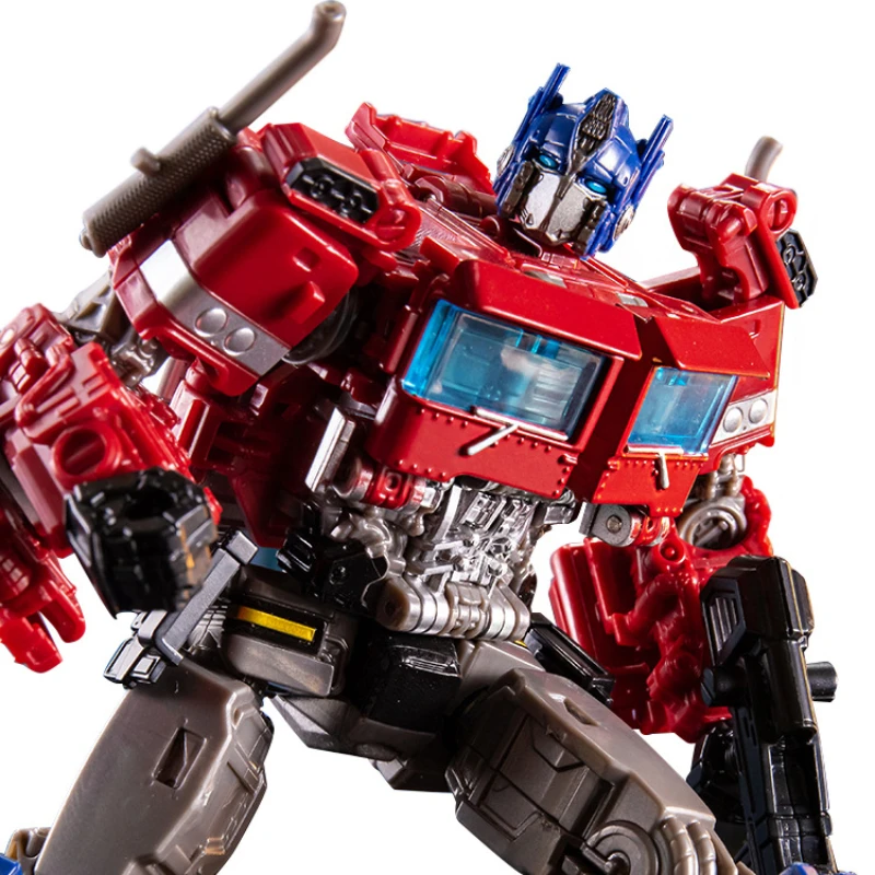 Color: Red - 18cm Transformers Figure Optimus Prime Robot Toy Model Puppet Figure Beast Rise Boy Girl Gift Ornament Peripheral