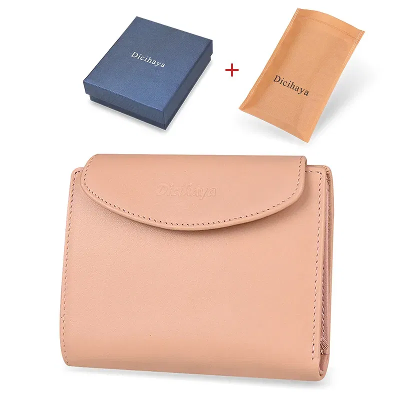 Color: black - Genuine Leather Women Wallet Coin Purse For Girls Female Small Portomonee Lady Purse Money Bag Card Holder for Women Mini Clutch