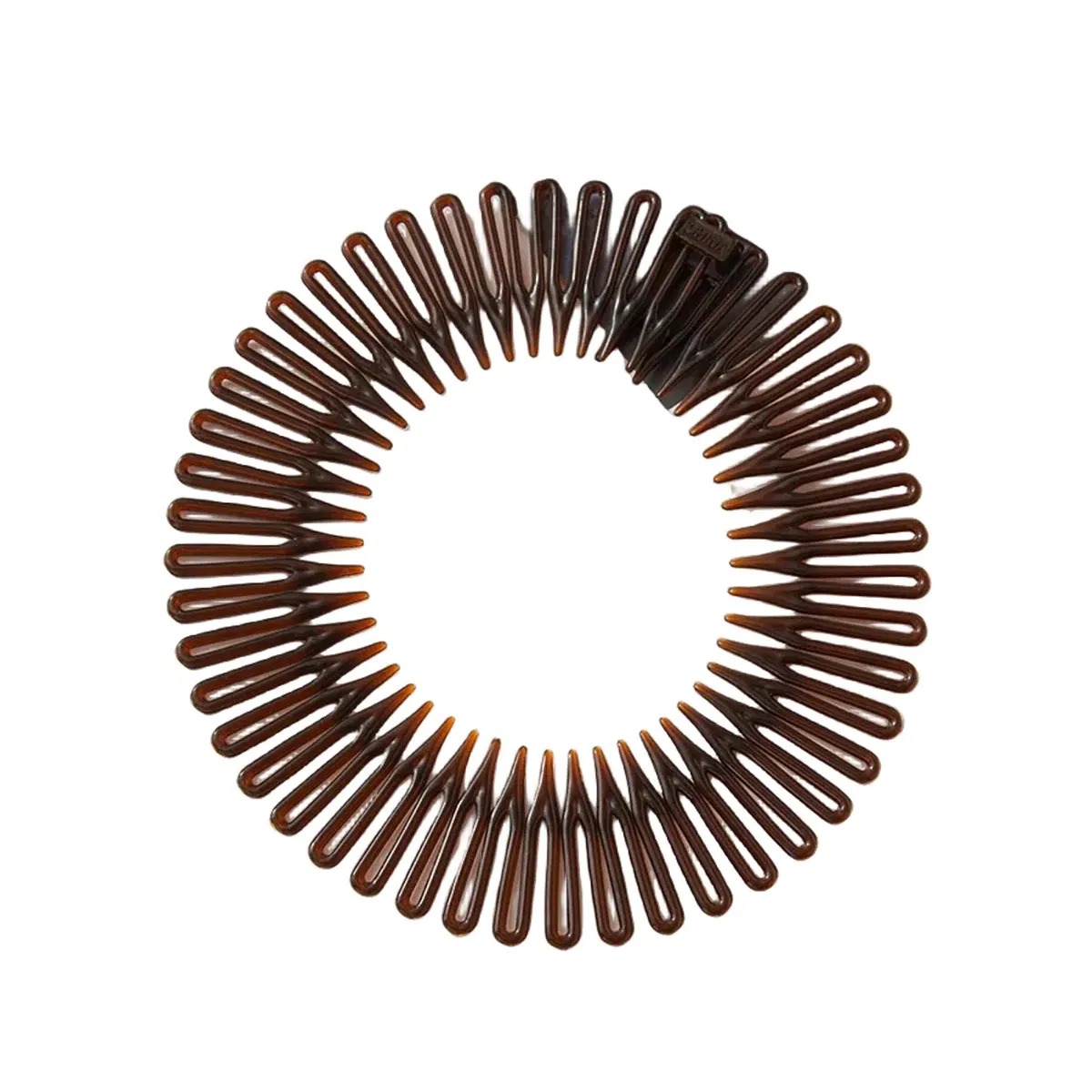 Color: GRAY - Women Invisible Broken Hair Hairpin Adult Tiara Tools Roll Curve Needle Bangs Fixed Insert Comb Professional Styling Accessories