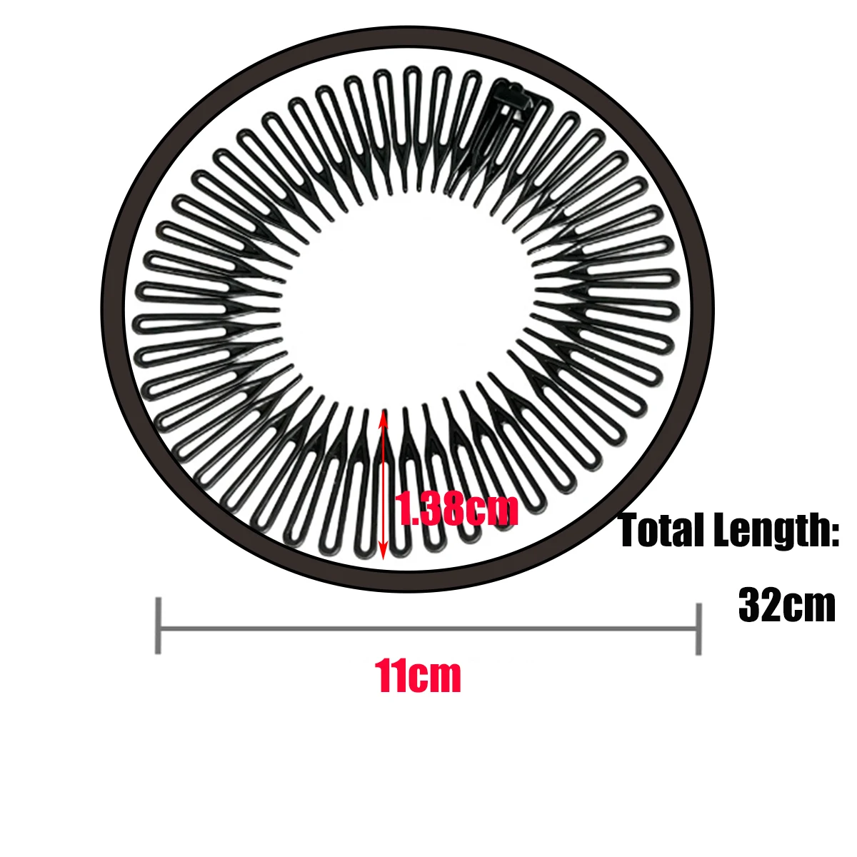 Color: GRAY - Women Invisible Broken Hair Hairpin Adult Tiara Tools Roll Curve Needle Bangs Fixed Insert Comb Professional Styling Accessories
