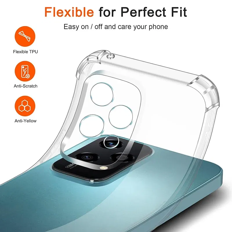 Material: Microfiber - Shockproof Silicone Soft Case For Huawei Honor 200 90 70 50 Lite Pro Ultra Thin Cover For Honor200 Lite Clear Slim Fundas