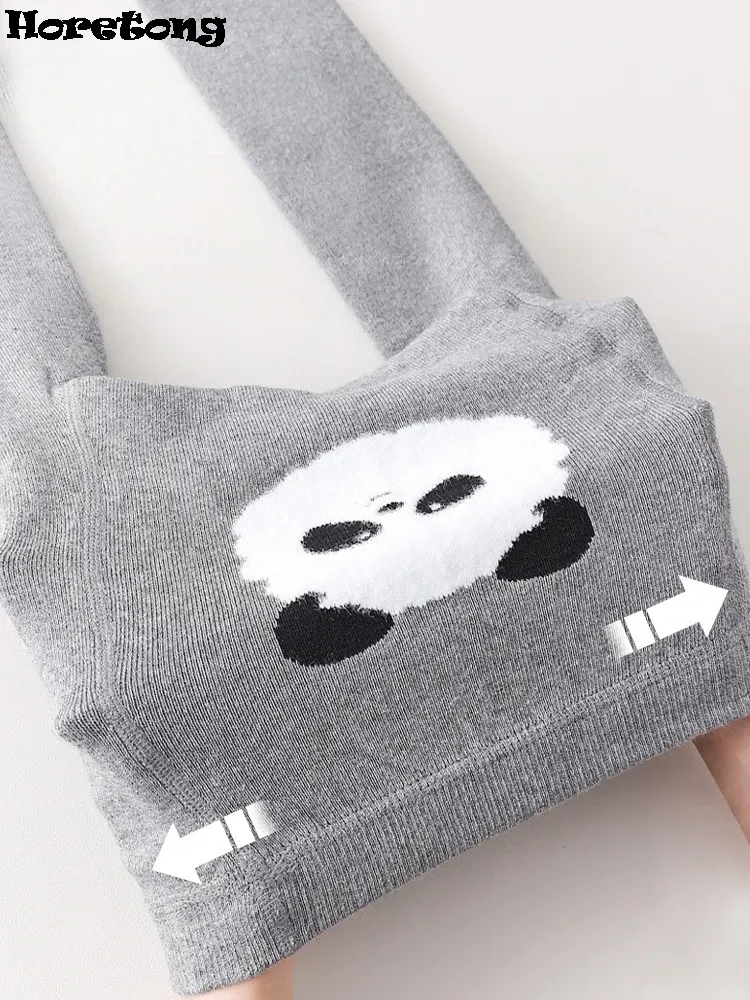 Color: Gold, Kid Size: 3M - Autumn Winter Thickened Baby Pantyhose A-class Girl Stocking Infant Toddler Knit Tights Cute Print High Waist Overall Legging