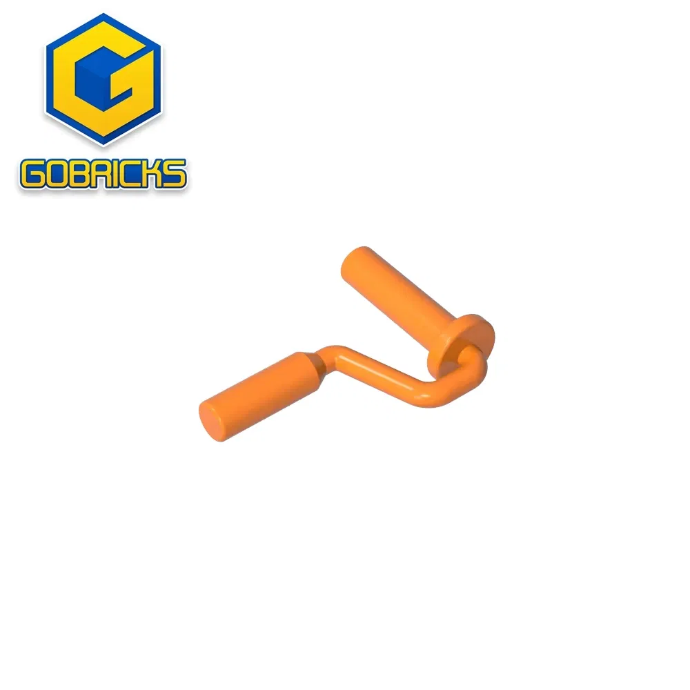 Color: Blue - Gobricks GDS-90263 Equipment Paint Roller Brush Handle Edge On Handle compatible with lego 12885 Assembles Building Blocks