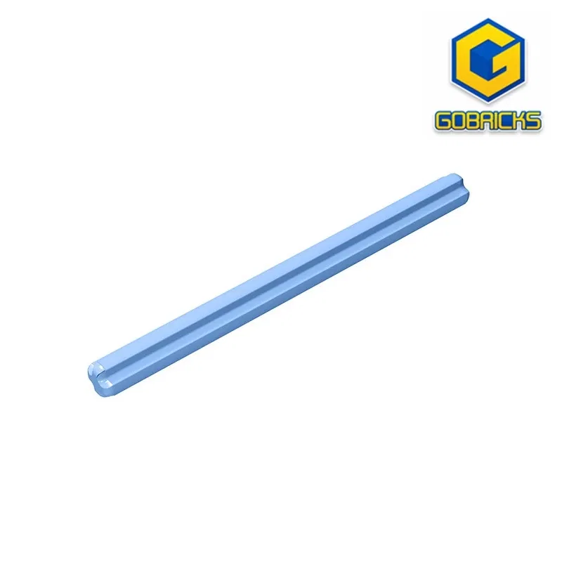 Color: Yellow - Gobricks GDS-777 CROSS AXLE 7M compatible with lego 44294 children's toys Assembles Building Blocks Technical