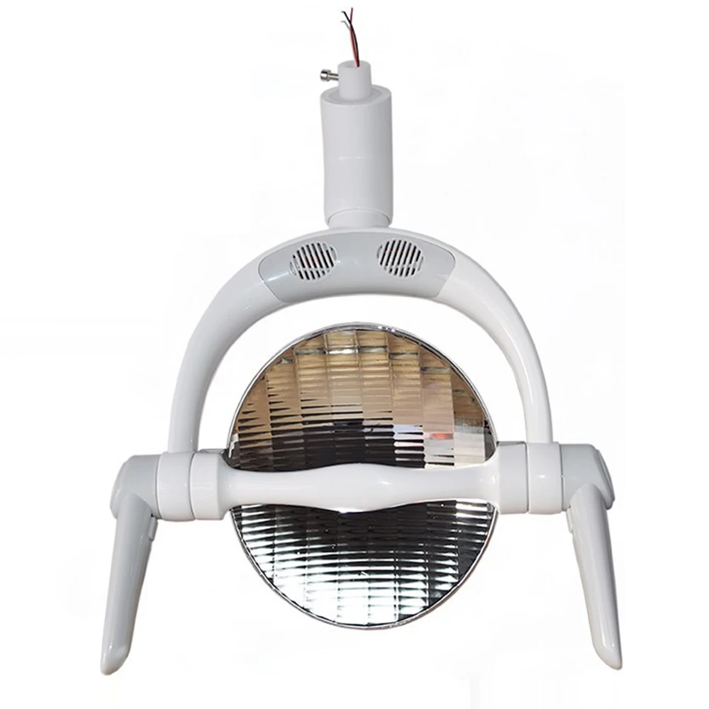 Color: Red - Dental Reflect LED Dental Lamp Oral Light for Dentistry Operation Chair Inductive Infrared Spotlight Round Light