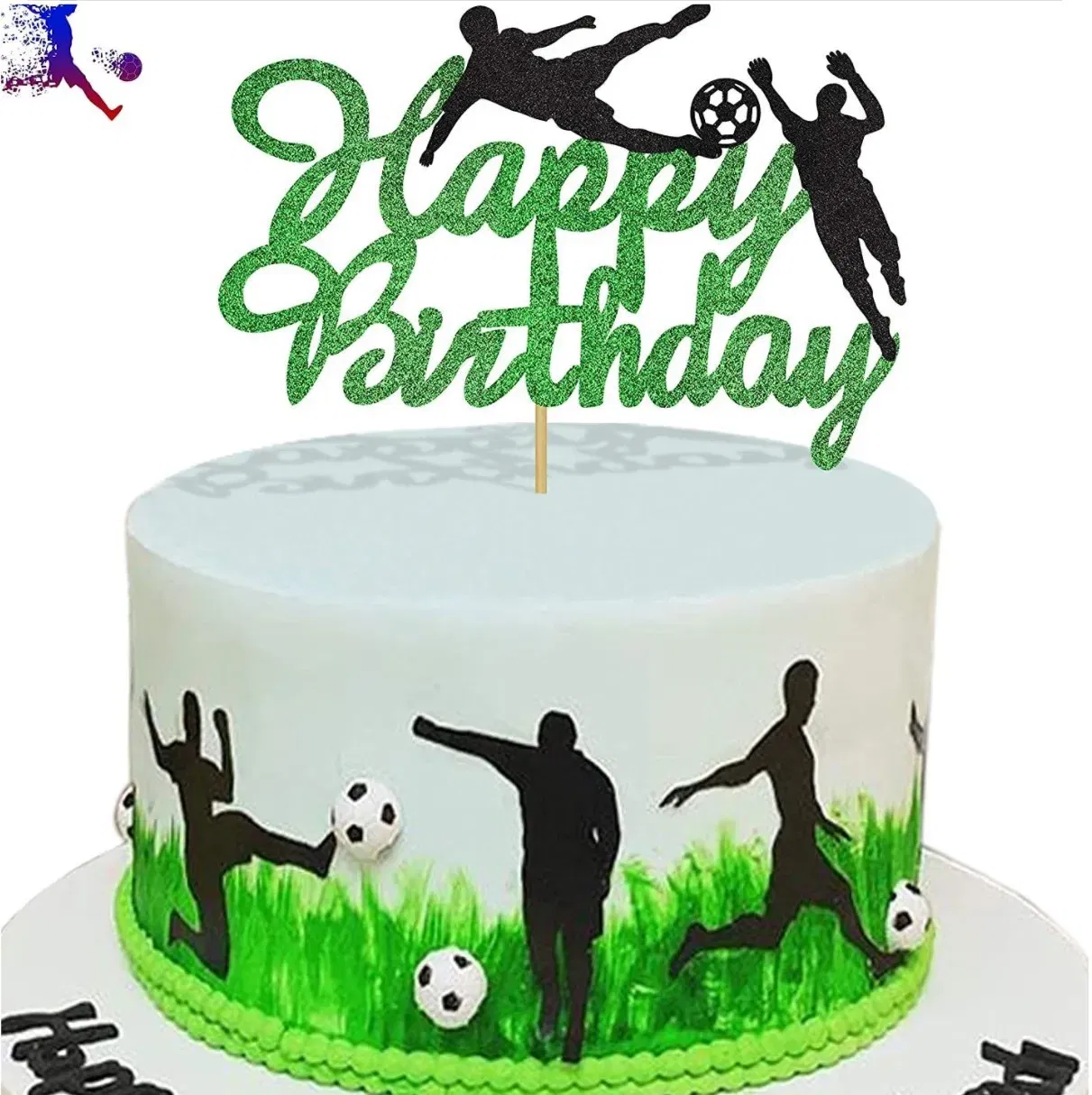 Color: Beige - Soccer Birthday Party Decorations Disposable Tableware Paper Plates Cups Napkins Tablecloth Balloon Banner Soccer Party Supplies