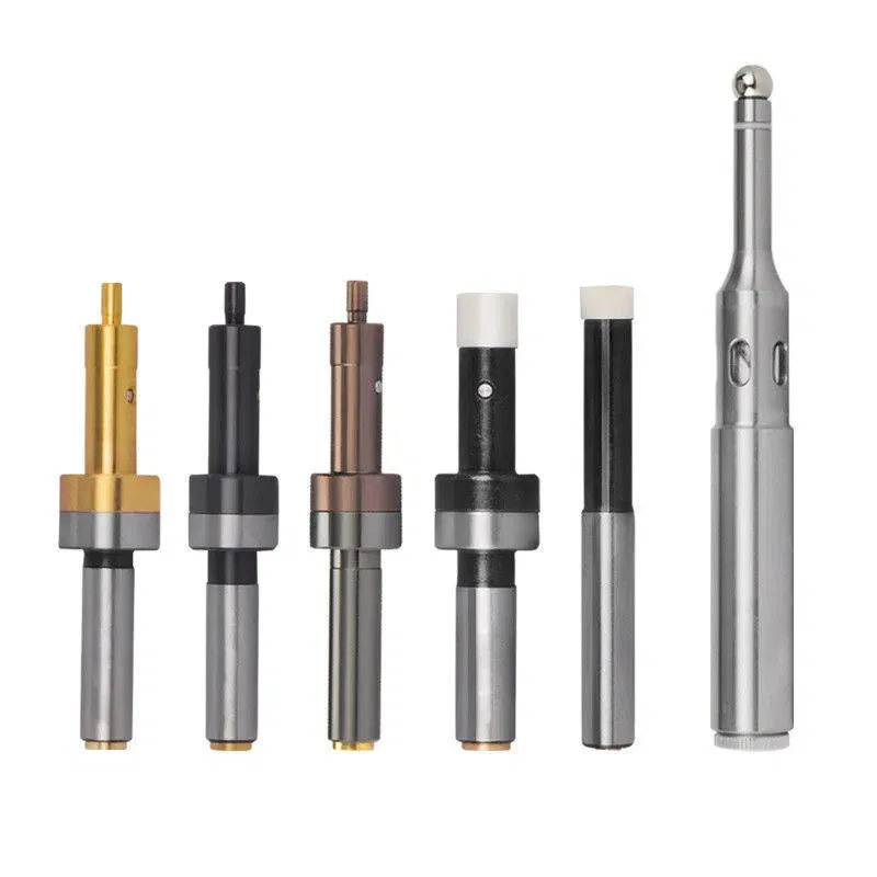 Color: Red - Non-magnetic mechanical Edge Finder Ceramic Touch Point 10mm Locate Work Edges for Milling Lathe CNC machine tool 1pc