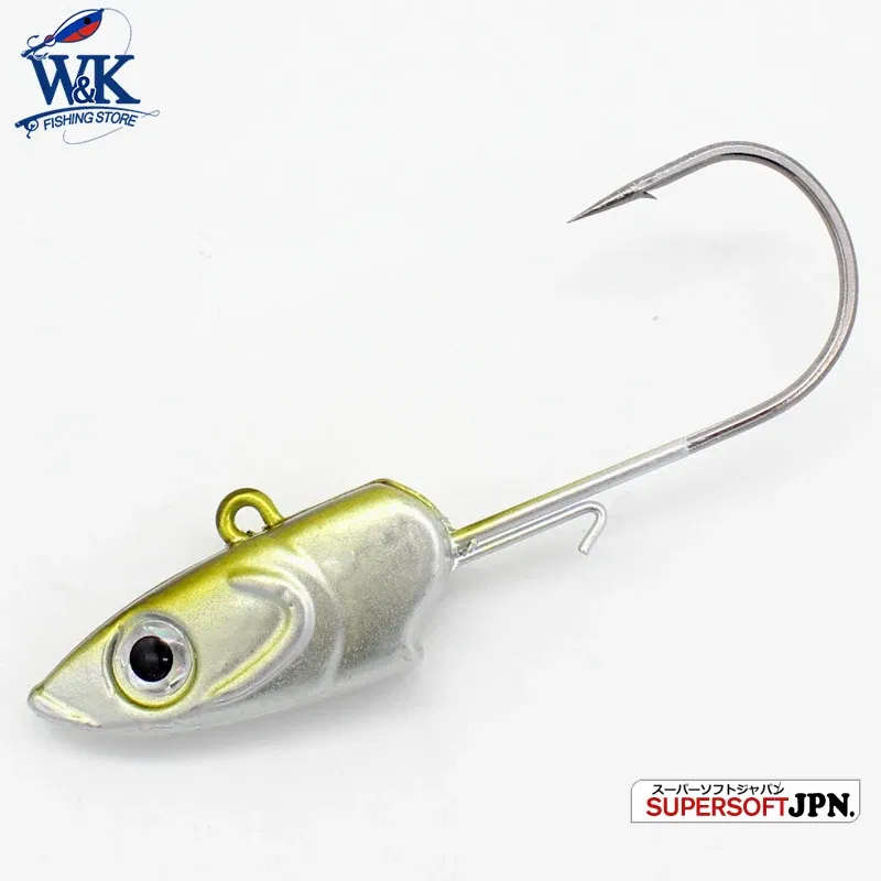 Color: PURPLE - WK Strong 8/0 90g and 6/0 60g Jig Hooks Big Jig Head for Soft Lure Weighted Fishing Hooks Colorful JIGS