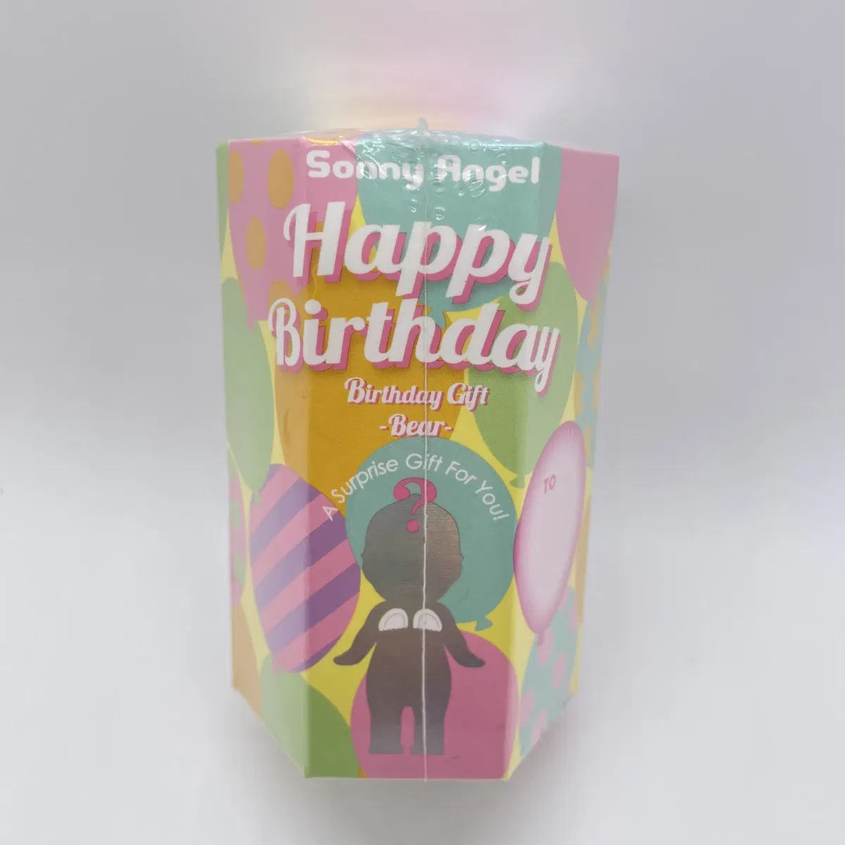 Color: GRAY, Ships From: CHINA, Size: Other - SonnyAngel Mini Figure He may bring you happiness Series Happy Birthday Gift Bear Blind Box Toy for Girl Mystery Box