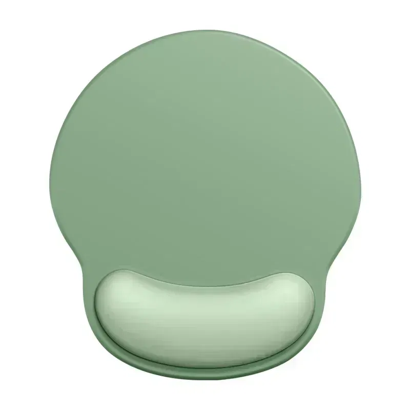 Color: light green - Gradient Mouse Pad Comfortable Wrist Support Non Slip Mice Mat Soft Mousepad Wrist Support Computer Silicone mouse pad