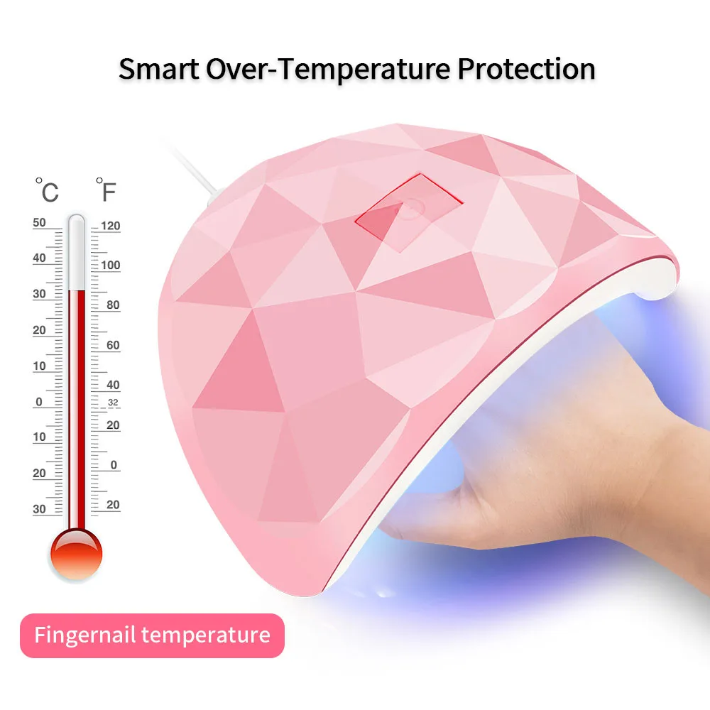 LINMANDA UV LED 54W Lamp Sunlight Nail Dryer Lamp Nail Professional Nail Art Tools Accessories for Fingernail Toenail Salon