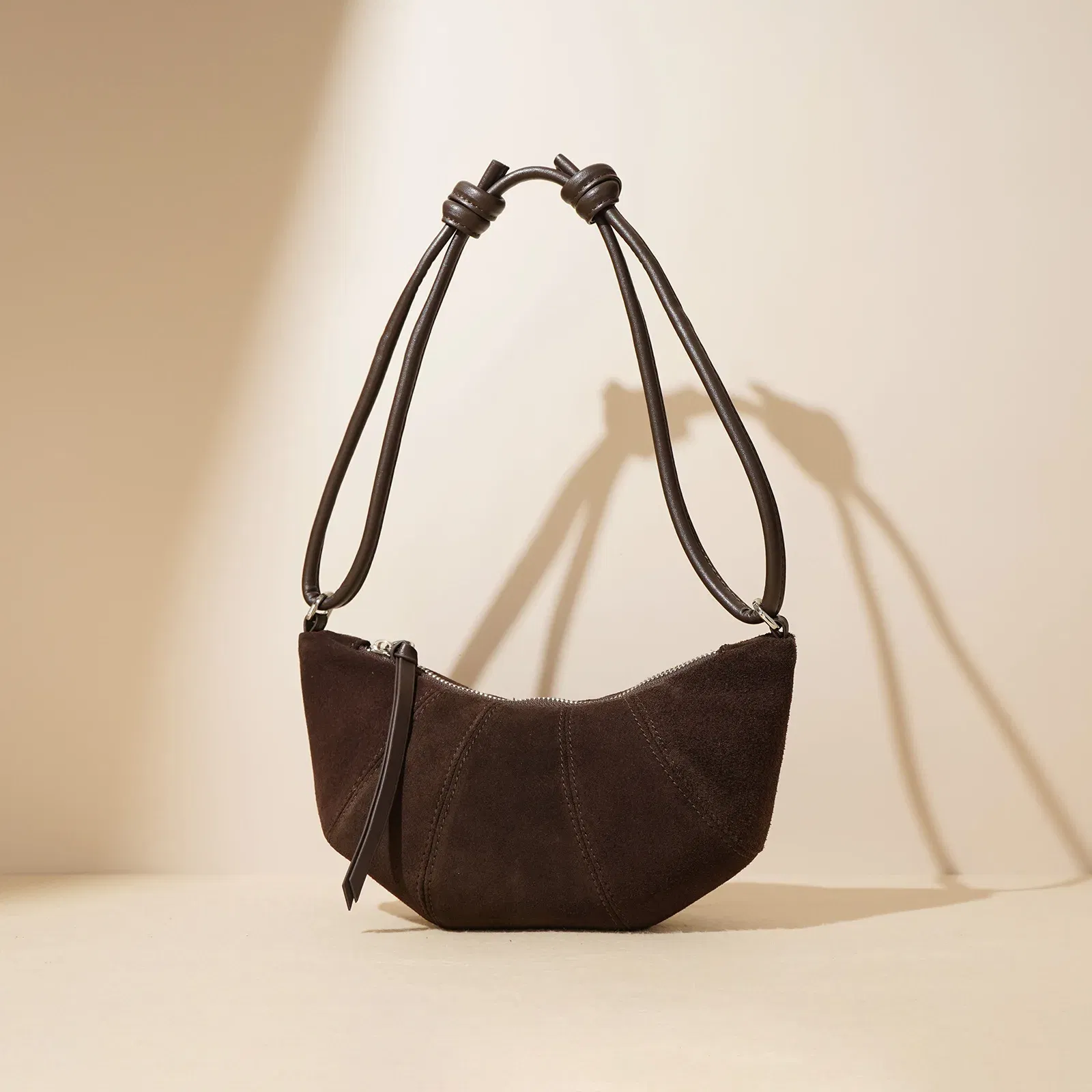 New 2024 Frosted Cowhide Autumn and Winter Dumpling Bag, Fashionable And Exquisite Single Shoulder Crossbody Bag For Women