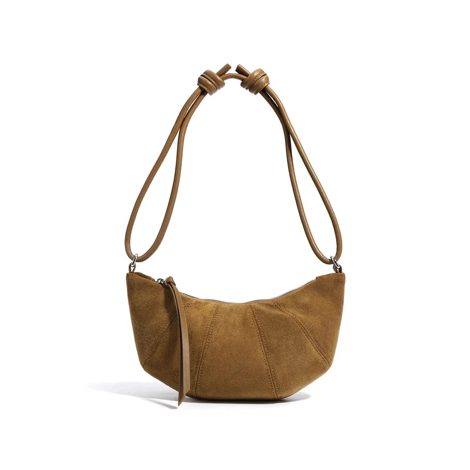 New 2024 Frosted Cowhide Autumn and Winter Dumpling Bag, Fashionable And Exquisite Single Shoulder Crossbody Bag For Women