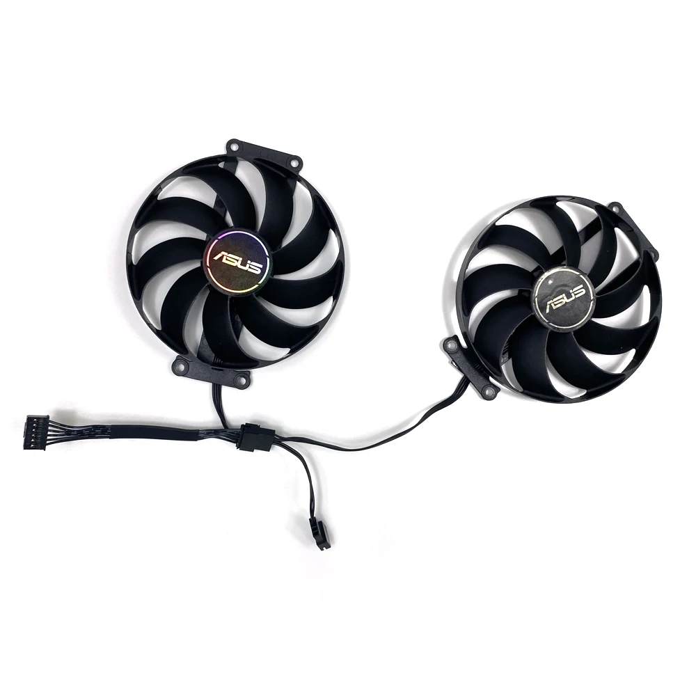 Color: Brown - 87MM T129215SU DC12V 0.5A RTX3060 RTX3060TI 6Pin Graphics Fan for ASUS DUAL RTX 3060 RTX 3060 TI 8G MINI V2 LHR Graphics Fan