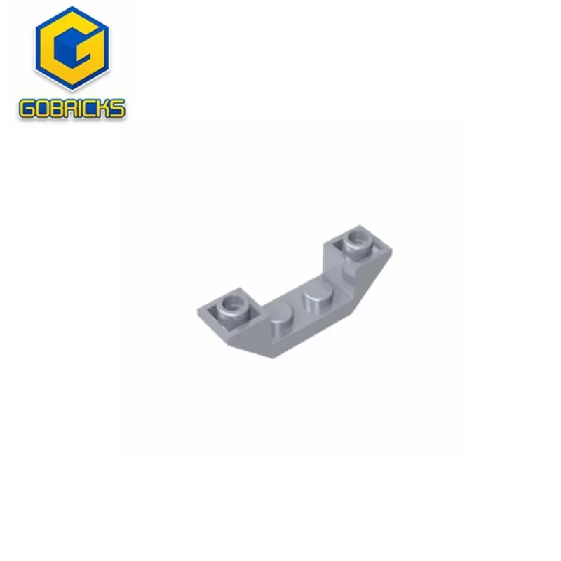 Color: black - Gobricks GDS-2226 Slope, Inverted 45 4 x 1 Double compatible with lego 32802 Technical Building Blocks Liftarm Modified