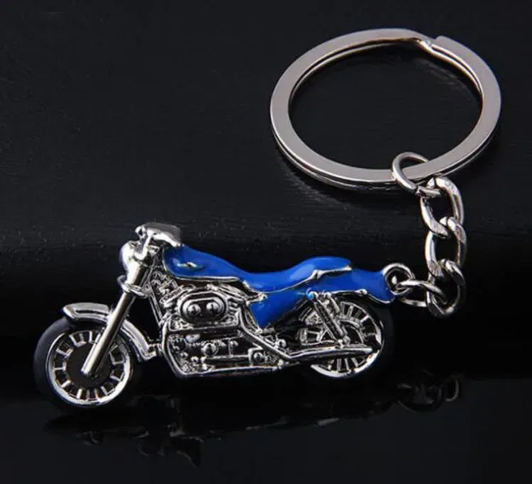 Color: Green - Mountain Motorcycle Pendants KeyChain New model Car Key Holder color metal Bag Charm Accessories 3D crafts Key Chain 1729