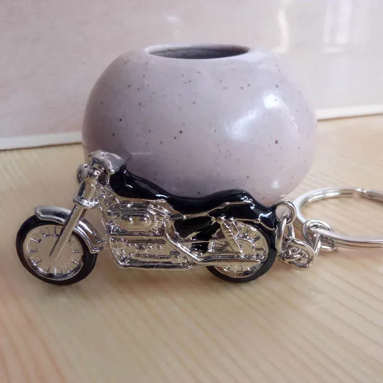 Color: Green - Mountain Motorcycle Pendants KeyChain New model Car Key Holder color metal Bag Charm Accessories 3D crafts Key Chain 1729