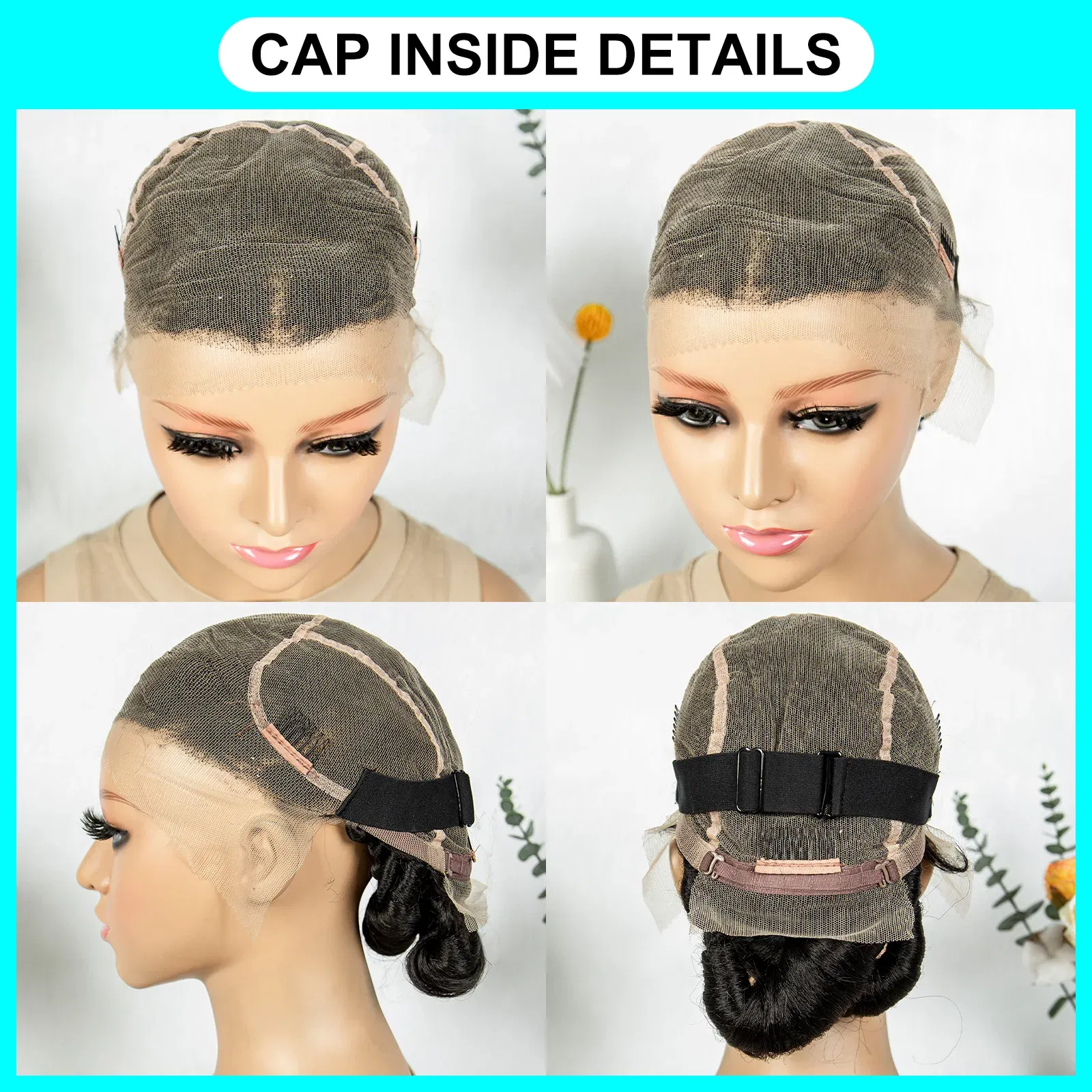 Kima Full Lace Braided Wigs Crochet Twisted Wigs Synthetic Knotless Cornrow Transparent Lace Front Wigs for Black Women
