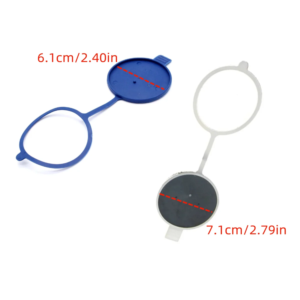 Color: Red - A1248690072 Car Windshield Wiper Washer Fluid Reservoir Tank Cap A1718690108 for Mercedes-Benz W169 W220 W221 W636 W204 W166
