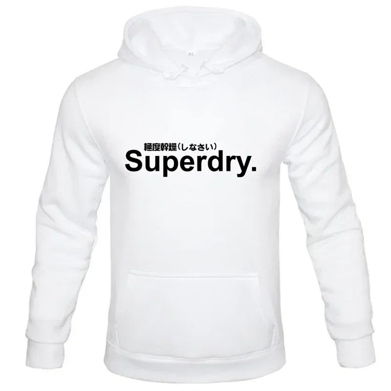 Color: Red, Size: L - spring autumn superdry printed Men women Hoodies Fleece Warm Mens Sweatshirt Fashion Men Fleece Warm Sweatshirt