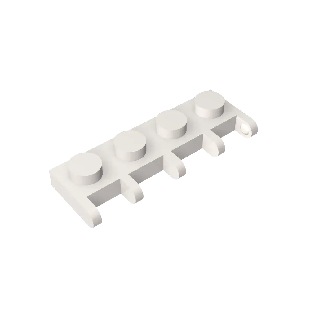 Color: Red - Gobricks GDS-M348 Hinge Vehicle Roof Holder 1 x 4 compatible with lego 4315 Assembles Building Blocks children's toys