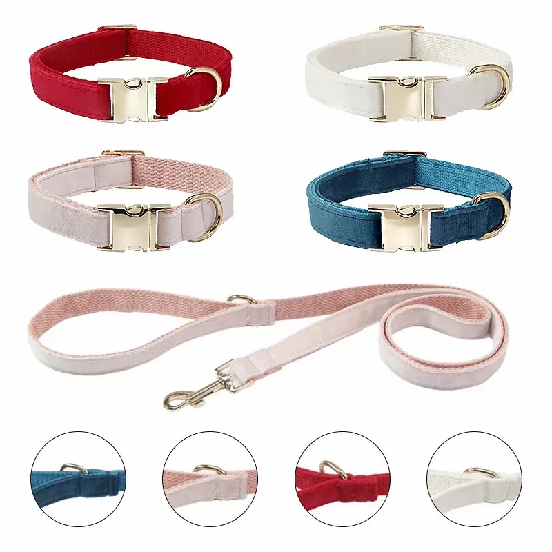 Color: Red, Size: S - Customized Deerskin Cat and Dog Collar, Adjustable Rope Set, Durable and Personalized, Free Engraved Pet Nameplate, ID Label, Al