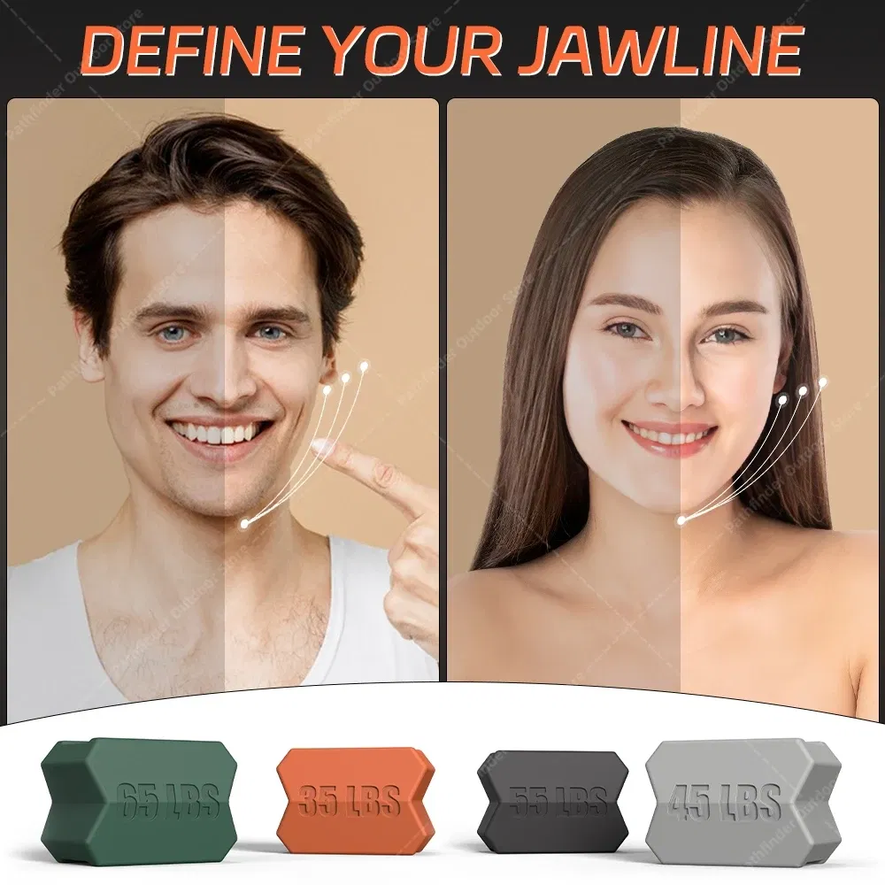 Color: Blue - JawLine Exerciser Ball Facial Jaw Muscle Toner Trainin Jawline Gum Exercises Face Chin Cheek Lifting double chin eliminator