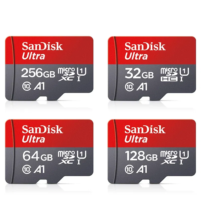 Capacity: 400GB - TFcard 64GB 16GB 32GB Memory Card 128GB Class 10 Microsd SD Card 100MB/S UHS-I A1 Card + Adapter for Phone/PC Standard Shippin