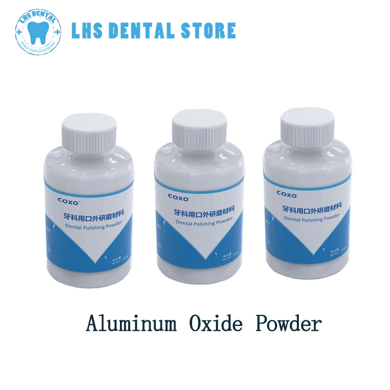 Color: Green - Dental Aluminum Oxide Powder Use for COXO Dental Aluminum Oxide Microblaster Air Polisher Dental Abrasive Machine