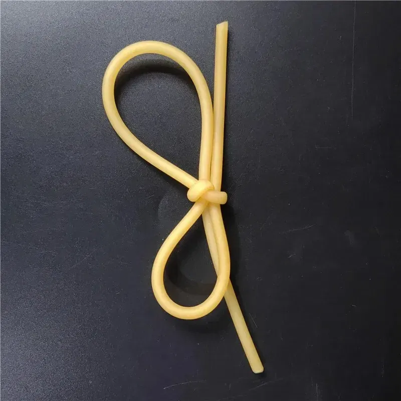 Color: Green - Plain Colour Latex Slingshot Rubber Tube Hunting And Shooting High Elastic Accessories With A Diameter Of 2mm X 5mm/0.08 X 0.2in