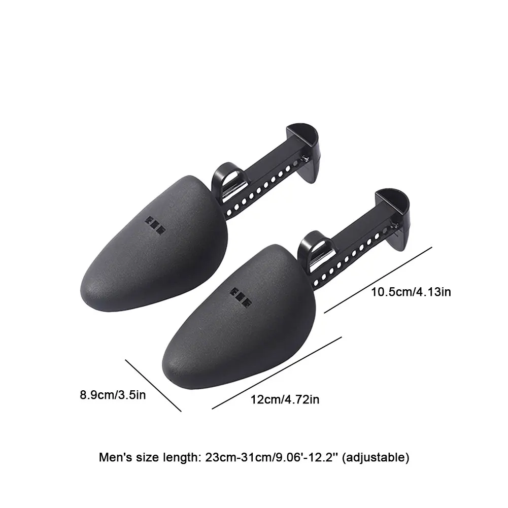 Color: green - 1/2/3Pair Plastic Shoe Stretcher for Men Women Leather Shoes Adjustable Portable Shoe Tree Stretcher Boots Rack Anti-deformation