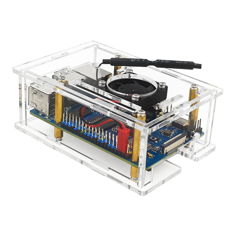 Bundle: Bundle 4, Color: Blue - Orange Pi 3B 8GB 4GB 2GB RAM Rockchip RK3566 WiFi5+BT 5.0 Gigabit LAN Port Single Board Run Android Linux OpenHarmony OS Mini PC
