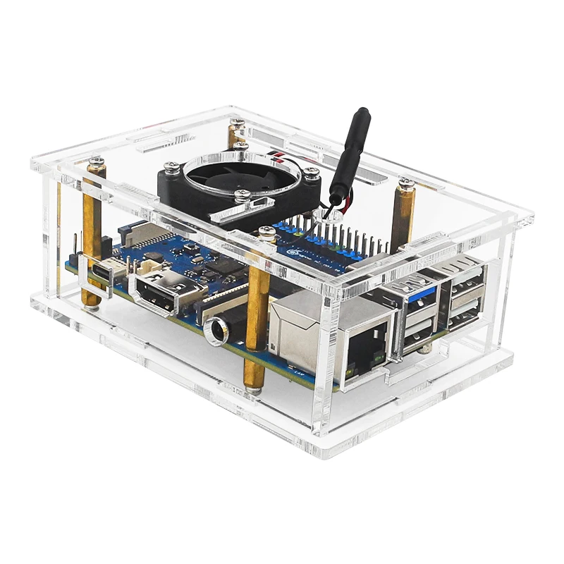 Bundle: Bundle 4, Color: Blue - Orange Pi 3B 8GB 4GB 2GB RAM Rockchip RK3566 WiFi5+BT 5.0 Gigabit LAN Port Single Board Run Android Linux OpenHarmony OS Mini PC