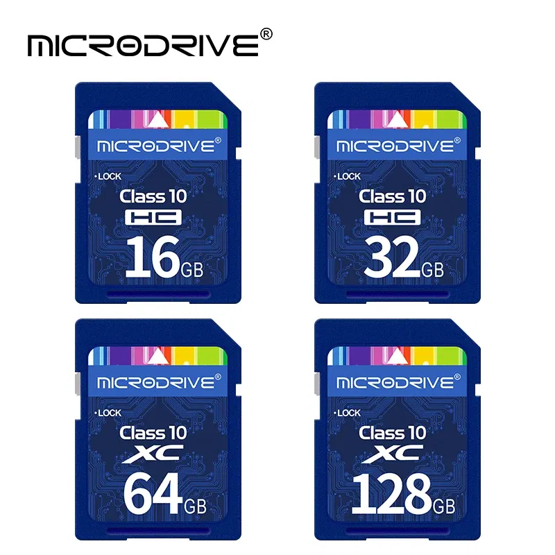 Capacity: 128 GB - High speed Class10 SD Card 32GB SD card 128G 64GB 32GB 16GB carte sd Memory Card sd pendrive for camera Microdrive