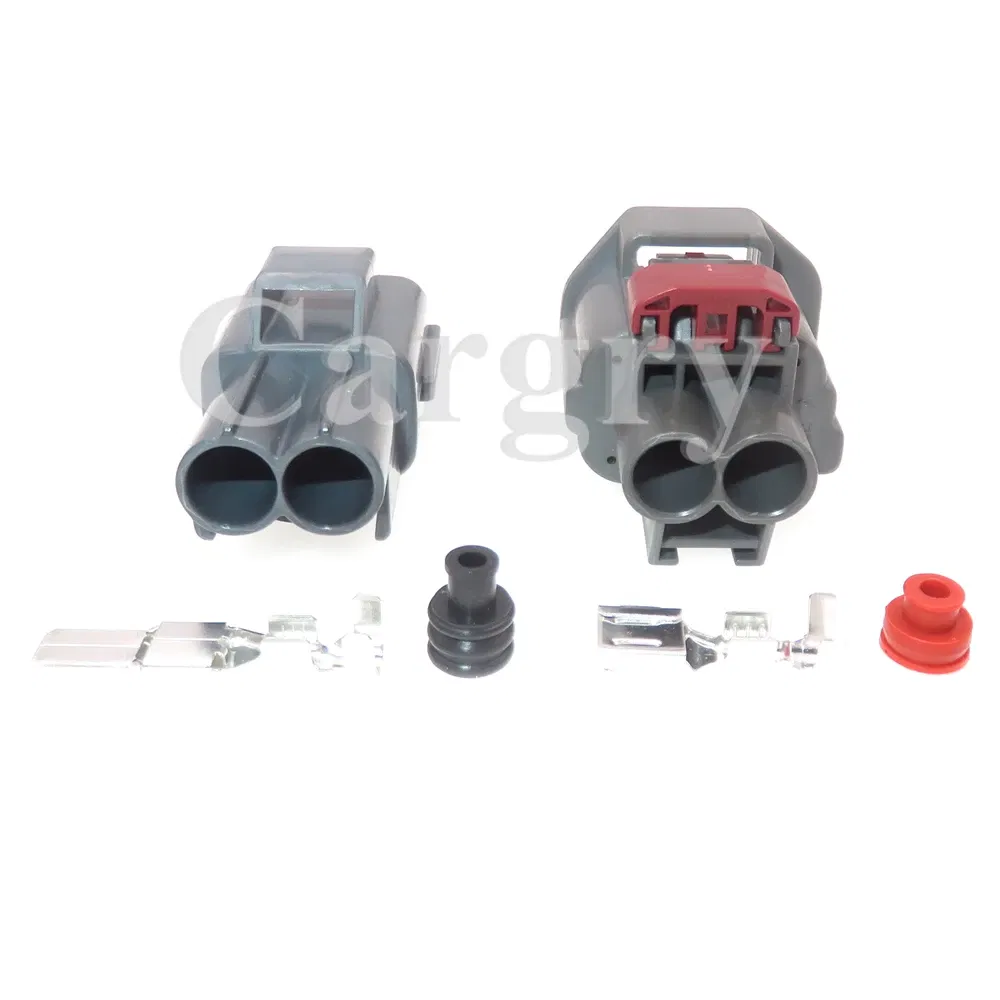Color: WHITE - 1 Set 2P 7282-5596-10 Car Large Current Connector 7283-5596-10 AC Assembly Automobile Waterproof Electric Wire Socket