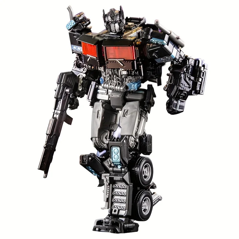Color: Black - 18cm Transformers Figure Optimus Prime Robot Toy Model Puppet Figure Beast Rise Boy Girl Gift Ornament Peripheral
