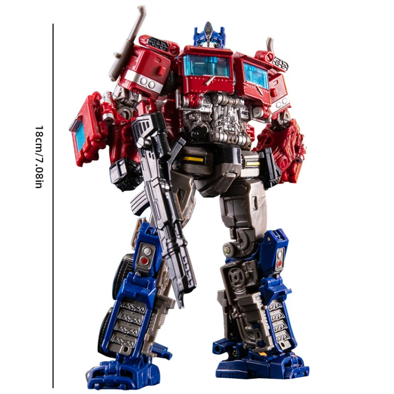 Color: Black - 18cm Transformers Figure Optimus Prime Robot Toy Model Puppet Figure Beast Rise Boy Girl Gift Ornament Peripheral