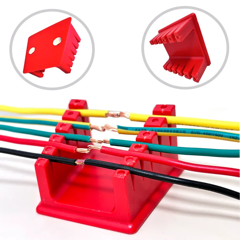 Color: black - ABS Welding Wire Fixture Soldering Wire Holder High Temperature Resistance 3D Printer Part Strong Magnetic Bracket Welding Clamp