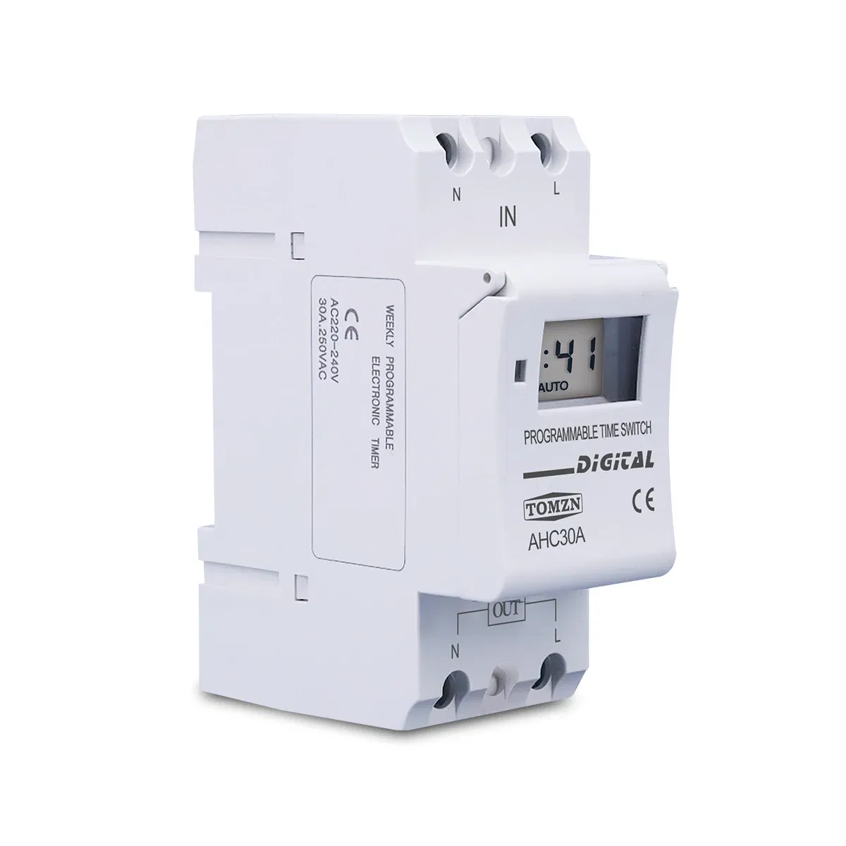 Size: M, Current Range: Current Range 2 - New type Din Rail 2 wire Weekly 7 Days Programmable Digital TIME SWITCH Relay Timer Control AC 220V 230V 12V 24V 48V 16A