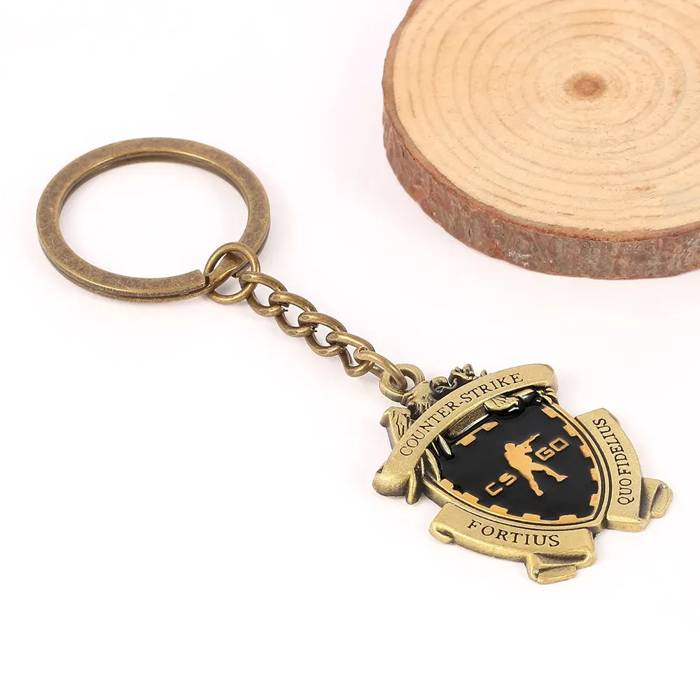 Color: WHITE, Ships From: CN - Game CS GO Medal Keychain Metal Pendant Key Chains Counter Strike Keyring For Men Jewelry Accessories Fans Gift Souvenir