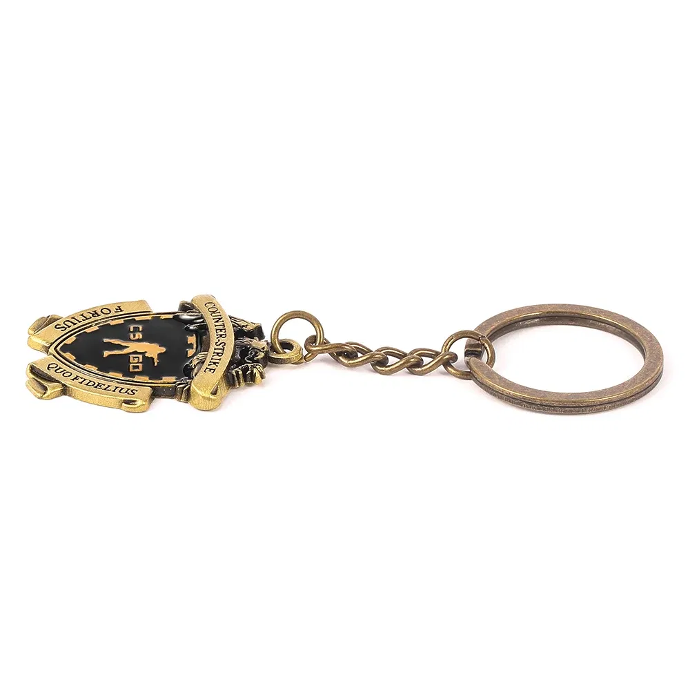 Color: WHITE, Ships From: CN - Game CS GO Medal Keychain Metal Pendant Key Chains Counter Strike Keyring For Men Jewelry Accessories Fans Gift Souvenir